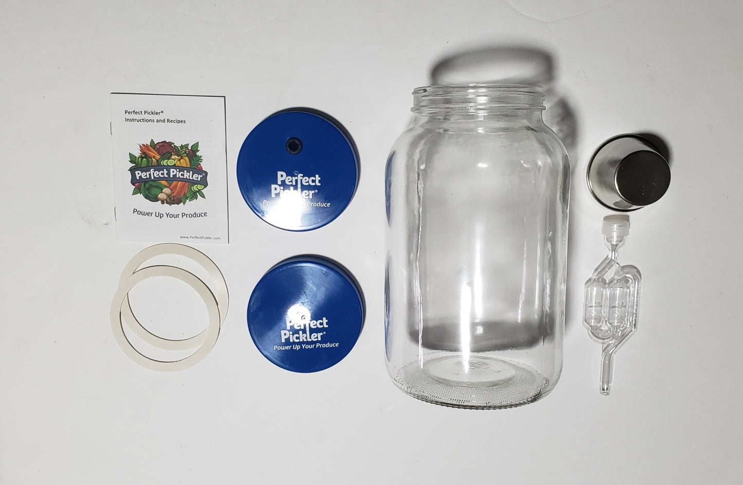 1-Gallon XL Vegetable Fermenting Kit (includes glass jar)