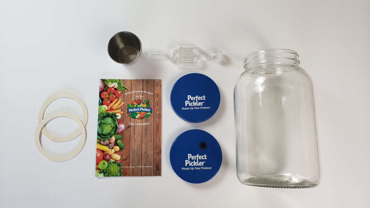 1-Gallon XL Vegetable Fermentation Kit (includes glass jar)